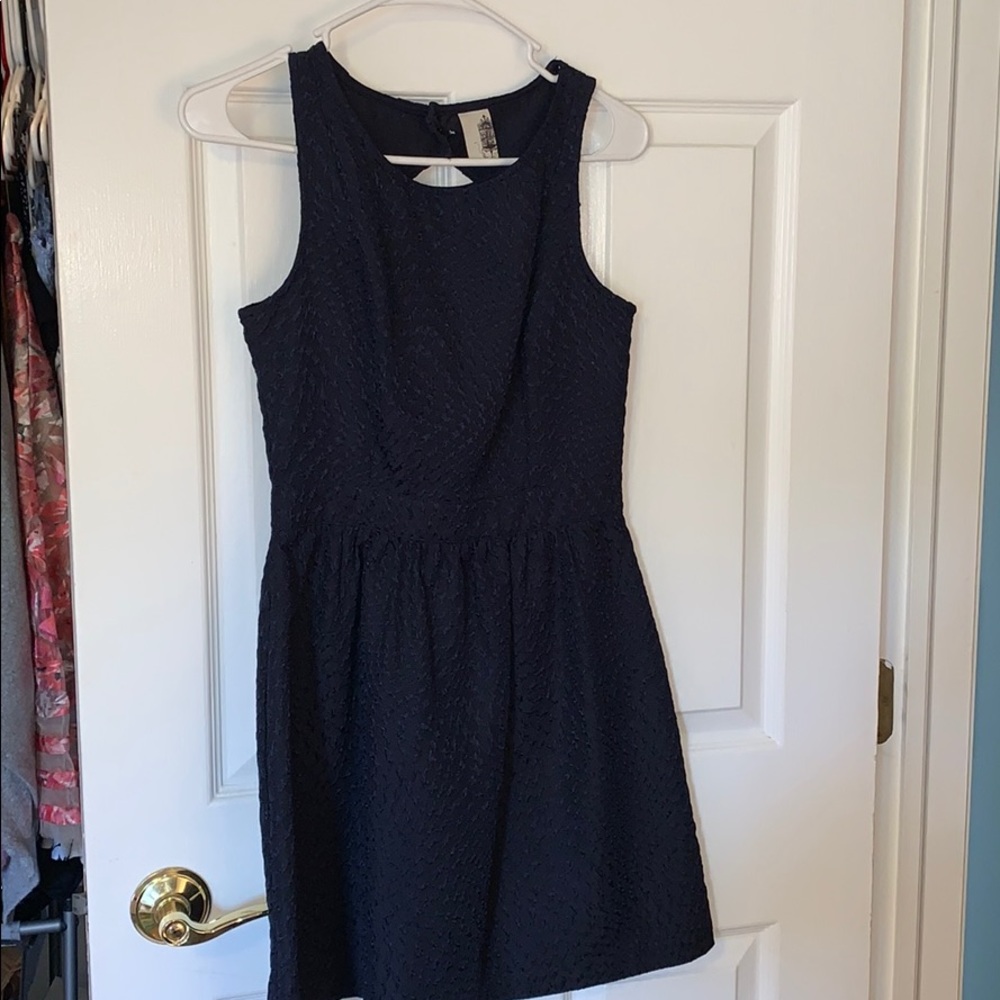 Women’s navy blue dress